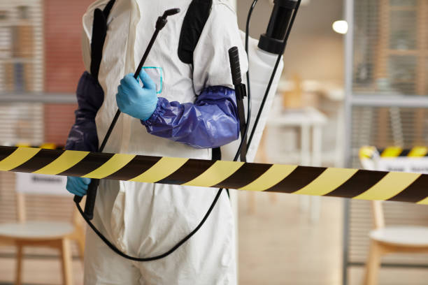 Professional Biohazard Cleanup technician working in Havana, IL